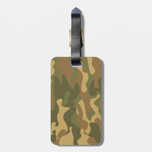 Camo Bagagelabel (Achterkant verticaal)
