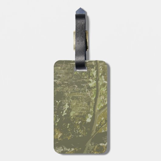 Camo Bagagelabel (Achterkant verticaal)