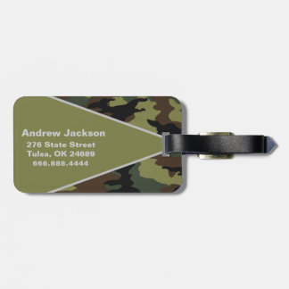 Camo Bagagelabels - Aangepaste naam & Logo