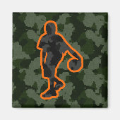 Camo Basketball Magneet (Voorkant)