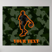 Camo Basketball Poster (Voorkant)