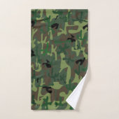 Camo Bathroom Towel Set Bad Handdoek (Handdoek)
