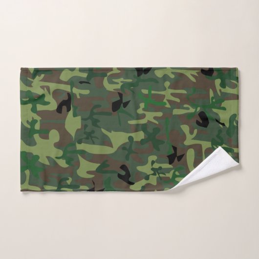 Camo Bathroom Towel Set Bad Handdoek (Handdoek)