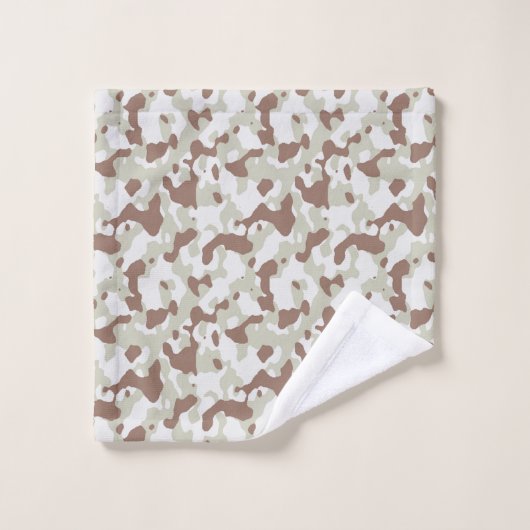 Camo Bathroom Towel Set Bad Handdoek (Wasdoekje)