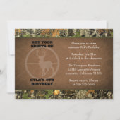 Camo Birthday Boy Invitations Kaart (Voorkant)