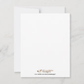 Camo Birthday Party Invititation Kaart (Achterkant)