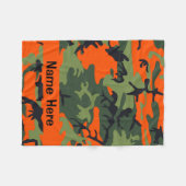Camo Blanket - Dog Blanket - Hunting Dog Gifts Fleece Deken (Voorkant (Horizontaal))