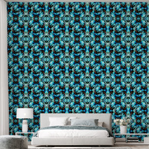 Camo Blue Behang