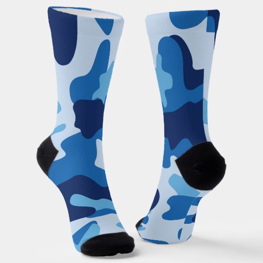 Camo Blue Sokken (Gebogen)