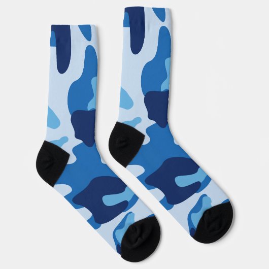 Camo Blue Sokken (Rechts)