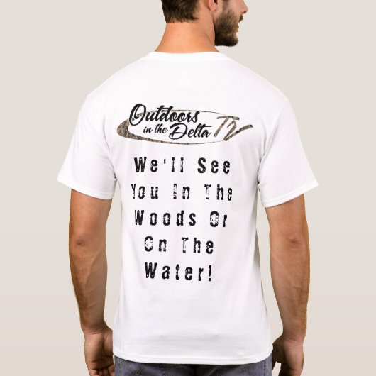 Camo Bossen Water Light T-shirt (Achterkant)