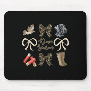 Camo Bow Coquette Dove Seizoen Jagen Dove Hunter Muismat