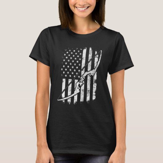 Camo Bowhunting Archery Archer Bowman T-shirt (Voorkant)