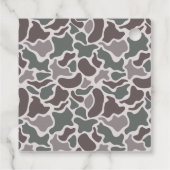 Camo Boys Verjaardag Cadeaubijsluiter Bedankjes Labels (Achterkant)