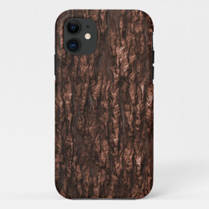 Camo: Bruine Bark iPhone 11 Hoesje