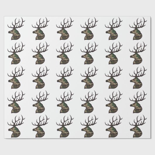 Camo Buck Cadeaupapier (Vlak)