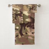 Camo Camo, waar is Art Thou? LIDJ-ontwerp. Bad Handdoek (Insitu)