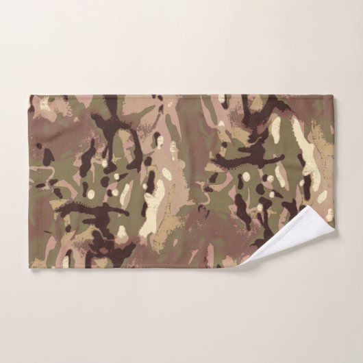 Camo Camo, waar is Art Thou? LIDJ-ontwerp. Bad Handdoek (Handdoek)