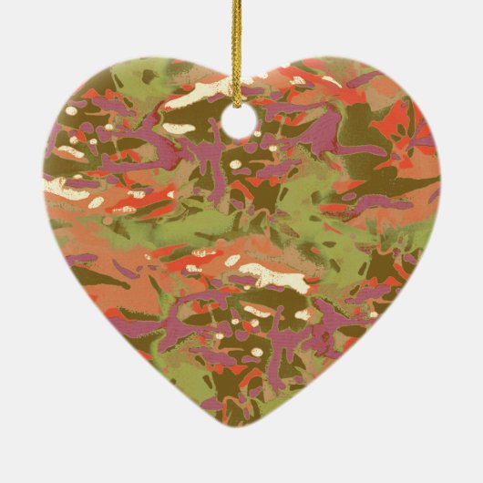 Camo Camo, waar is Art Thou? LIDJ-ontwerp. Keramisch Ornament (Achterkant)