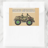 Camo Camouflage Army Vehicle Party Bottle Labels (Tas)