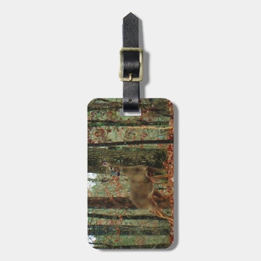 Camo, Camouflage Deer Bagagelabel (Voorkant verticaal)