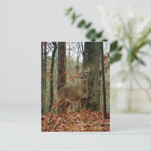 Camo, Camouflage Deer Briefkaart (Staand voorkant)
