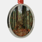 Camo, Camouflage Deer Metalen Ornament (Rechts)