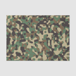 Camo Camouflage Groen Bruin Beige Leger Tissuepapier