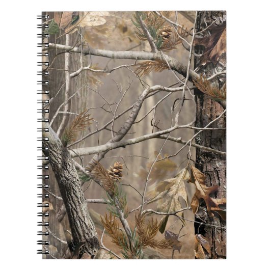 Camo Camouflage Hunter Note Book Notitieboek (Voorkant)