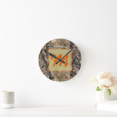 Camo Camouflage Huntin Monogram Initialen wandklok (Huis)