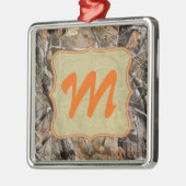 Camo Camouflage Hunting Monogram Initiaal Ornament (Links)