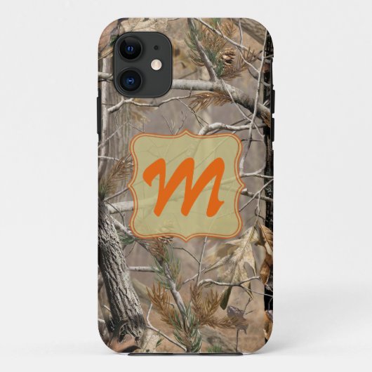 Camo Camouflage Hunting Monogram IPHONE 5 Hoesje (Achterkant)