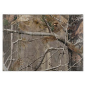 Camo Camouflage Hunting Real Glass Cutting Board Snijplank (Voorkant)