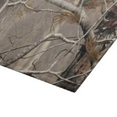Camo Camouflage Hunting Real Glass Cutting Board Snijplank (Hoek)