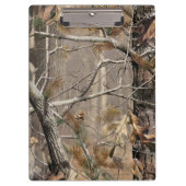 Camo Camouflage Hunting Real Tree Hunte Clip Board Klembord (Voorkant)