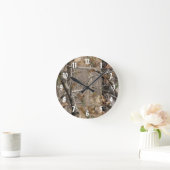 Camo Camouflage jaagt Real Tree Hunt Wall Clock Ronde Klok (Huis)