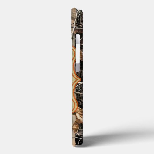 Camo Camouflage Jagen Echt Monogram IPAD Case (Achterkant / Links)