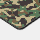 Camo camouflage patroon gepersonaliseerde naam bureaumat (Hoek)