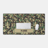Camo camouflage patroon gepersonaliseerde naam bureaumat (Keyboard & Muis)