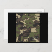 Camo Camouflage Pattern Briefkaart (Voorkant / Achterkant)