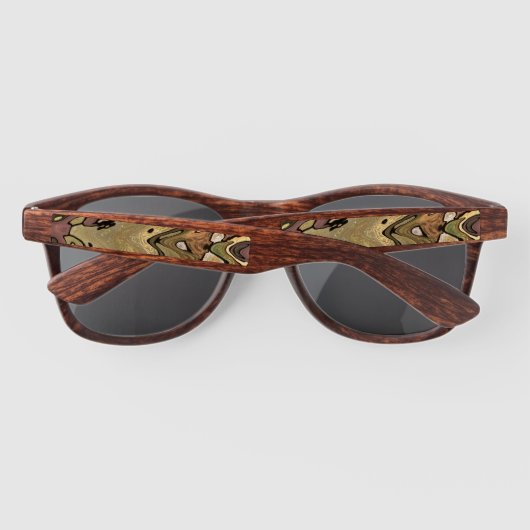 Camo camouflage Plastic Zonnebril (Achterkant)