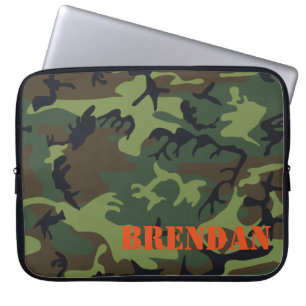 Camo Camouflage, speciaal voor laptops ontworpen h Laptop Sleeve