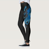  Camo Camouflage Streak Blauw Leggings (Links)