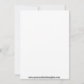 Camo Camouflage Wedding Uitnodiging (Achterkant)