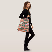 Camo Camouflage Zebra Pattern Crossbody Tas (Op model)