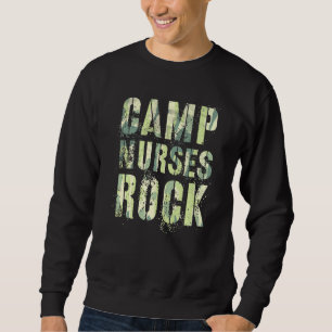 Camo Camp Verpleegkundigen Doen Rock Camping Medis Trui