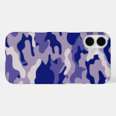Camo Camping Hunting Blue Camouflage Case-Mate iPhone Case (Achterkant (horizontaal))