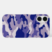 Camo Camping Hunting Blue Camouflage Case-Mate iPhone Case (Achterkant (horizontaal))