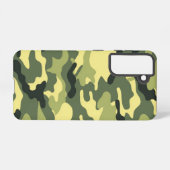 Camo Camping Hunting Green Camouflage Samsung Galaxy Hoesje (Achterkant horizontaal)