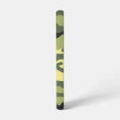 Camo Camping Hunting Green Camouflage Samsung Galaxy Hoesje (Linkerkant)